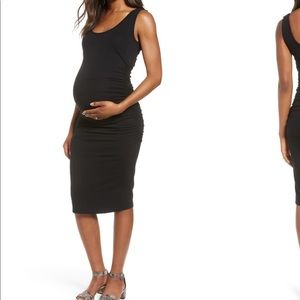 Isabella Oliver Ellis Side Ruched Maternity Dress